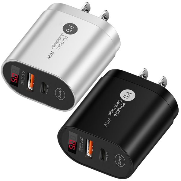 led display qc3.0 usb-c pd type c wall charger eu us uk power adapters for iphone 7 8 x xr 11 12 samsung xiaomi android phone
led display qc3.0 usb-c pd type c wall charger eu us uk power adapters for iphone 7 8 x xr 11 12 samsung xiaomi android phone