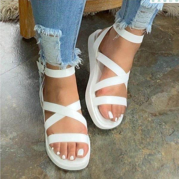 sandals women gladiator cross flats summer ladies ankle buckle strap 2021 casual shoes female plus size woman comfort footwear, Black
sandals women gladiator cross flats summer ladies ankle buckle strap 2021 casual shoes female plus size woman comfort footwear, Black