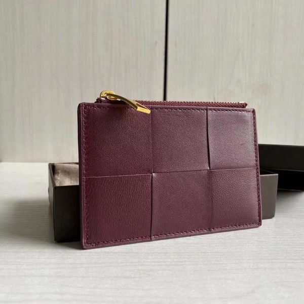 card holders genuine leather woven holder women's lambskin zipper purse brand design ultra-thin fold wallet coin pocket 2021, Brown;gray
card holders genuine leather woven holder women's lambskin zipper purse brand design ultra-thin fold wallet coin pocket 2021, Brown;gray