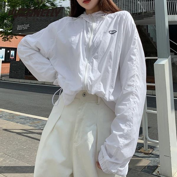 women's jackets 2021 spring autumn women coats loose solid thin hooded hip-hop couple vintage harajuku simple all-match fashion casual, Black;brown
women's jackets 2021 spring autumn women coats loose solid thin hooded hip-hop couple vintage harajuku simple all-match fashion casual, Black;brown