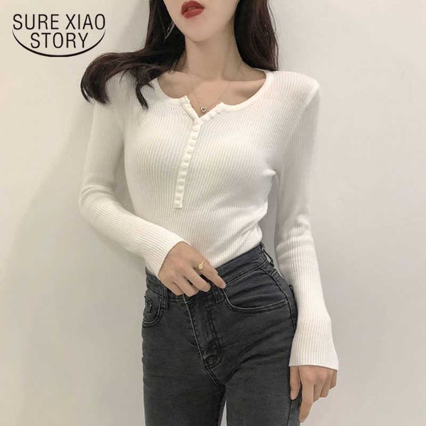 single breasted women full sleeve button v-neck sweater knitted basic elasticity pullovers autumn winter jumper lady's 10305 210528, White;black
single breasted women full sleeve button v-neck sweater knitted basic elasticity pullovers autumn winter jumper lady's 10305 210528, White;black