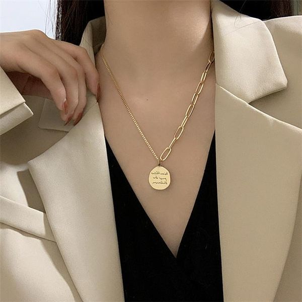 chains temperament of restoring ancient ways is hip hop necklace ins contracted wafer geometric pendants collarbone chain do old, Silver
chains temperament of restoring ancient ways is hip hop necklace ins contracted wafer geometric pendants collarbone chain do old, Silver