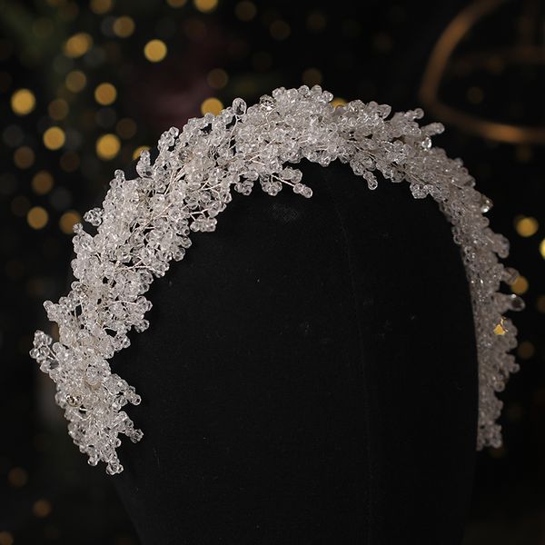 bridal vintage silver full crystal big hair band bridal shinny rhinestones hairhoop headpiece bridal hair piece wedding headbanddio chan con, White;golden
bridal vintage silver full crystal big hair band bridal shinny rhinestones hairhoop headpiece bridal hair piece wedding headbanddio chan con, White;golden