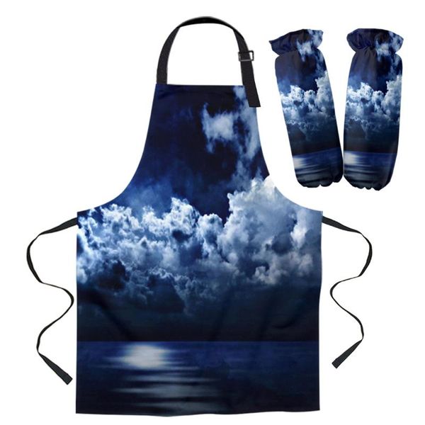 aprons daily cleaning apron set night cloud blue lake water chef waiter anti-oil kids cooking gardening work sleeve cover
aprons daily cleaning apron set night cloud blue lake water chef waiter anti-oil kids cooking gardening work sleeve cover