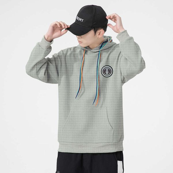 waffle extra set spring and autumn men's casual printed letter trend hooded color strip sweater, Black
waffle extra set spring and autumn men's casual printed letter trend hooded color strip sweater, Black