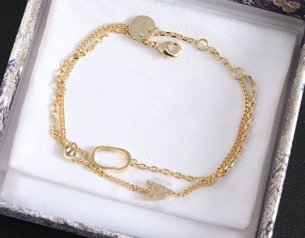 fashion charm bracelets double-layer bangle for lady women party wedding lovers gift engagement jewelry for bride with box lz41, Golden;silver
fashion charm bracelets double-layer bangle for lady women party wedding lovers gift engagement jewelry for bride with box lz41, Golden;silver
