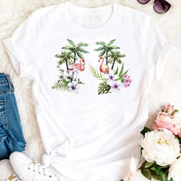summer flamingo floral beach womens cute 90s trend cartoon tshirts fashion clothes graphic lady print tee, White
summer flamingo floral beach womens cute 90s trend cartoon tshirts fashion clothes graphic lady print tee, White