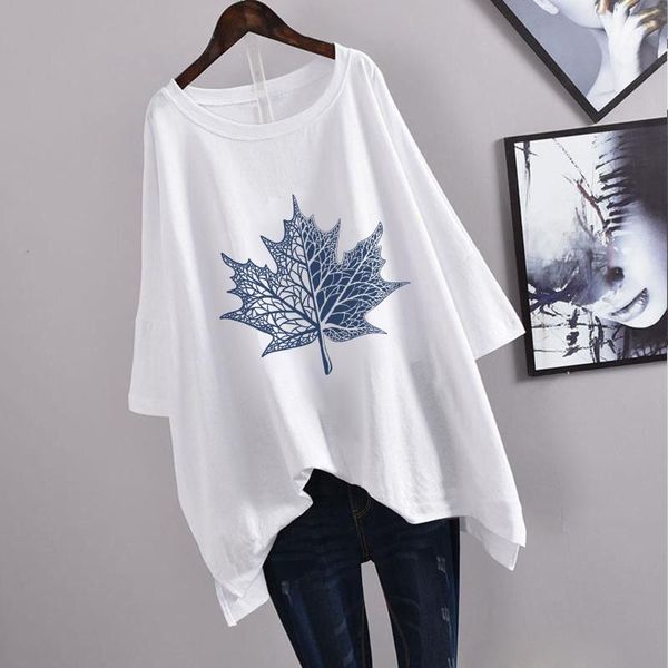 women's t-shirt harajuku fashion ins leaves print shirt cute character female summer plus size half-sleeved clothes men women, White
women's t-shirt harajuku fashion ins leaves print shirt cute character female summer plus size half-sleeved clothes men women, White