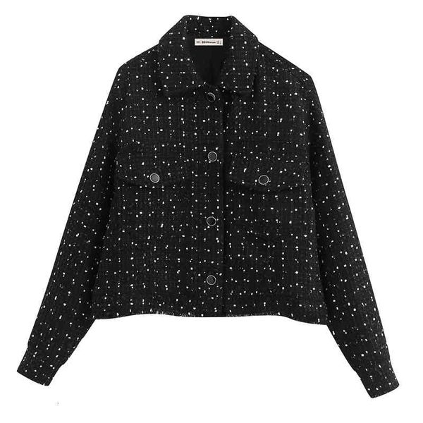 women's jackets vintage chic pockets single breasted tweed women fashion turn-down collar coats elegant ladies long sleeve xagm, Black;brown
women's jackets vintage chic pockets single breasted tweed women fashion turn-down collar coats elegant ladies long sleeve xagm, Black;brown