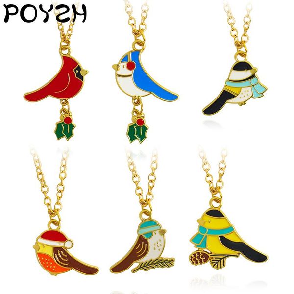 chains winter christmas gifts fashionable metal enamel bird pendant necklace happy family, Silver
chains winter christmas gifts fashionable metal enamel bird pendant necklace happy family, Silver
