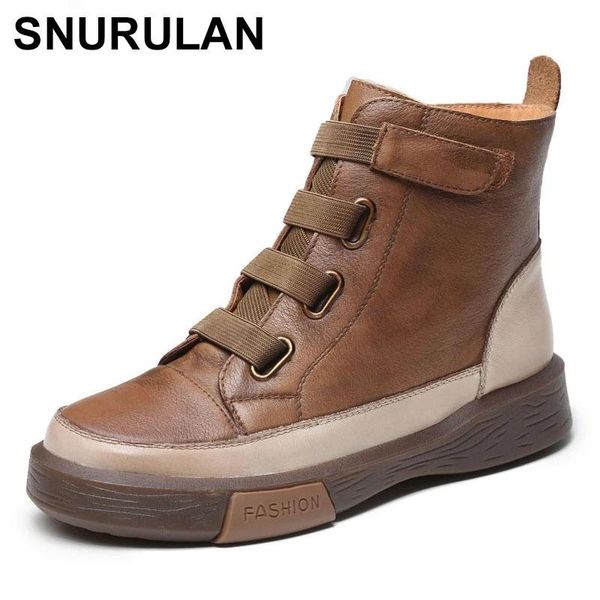 boots snurulan retro handmade genuine leather women 2021 autumn winter snow warm shoes mixed colors flat ankle, Black
boots snurulan retro handmade genuine leather women 2021 autumn winter snow warm shoes mixed colors flat ankle, Black