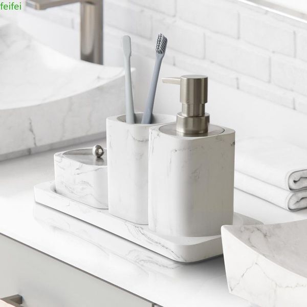 bath accessory set bathroom washing tools soap dispenser cotton swab box mouthwash cup imitation marble household articles shower gel
bath accessory set bathroom washing tools soap dispenser cotton swab box mouthwash cup imitation marble household articles shower gel