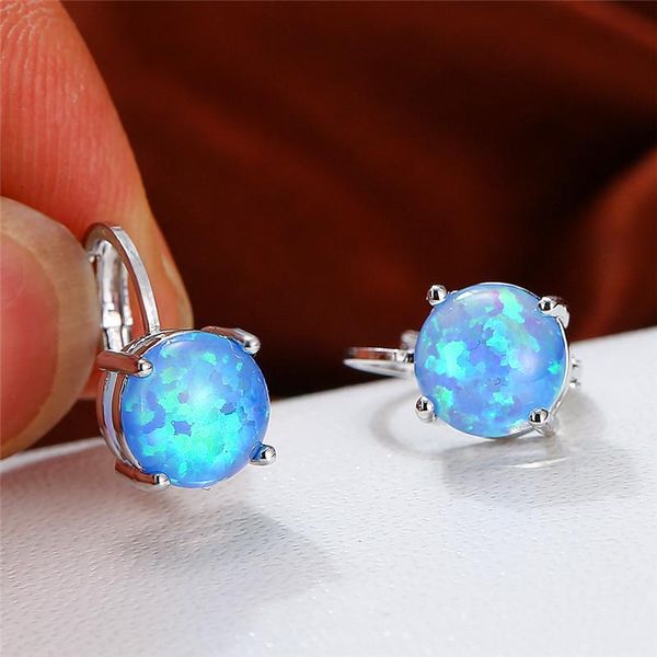 hoop & huggie vintage silver color small earrings minimalist white blue opal round stone for women charm bridal wedding, Golden;silver
hoop & huggie vintage silver color small earrings minimalist white blue opal round stone for women charm bridal wedding, Golden;silver