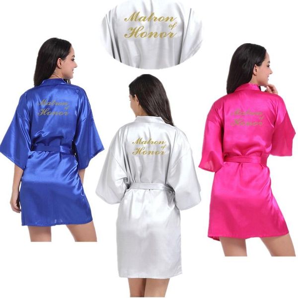 women's sleepwear wholesale matron of honor letter gold glitter women solid satin kimono bridesmaid robes for wedding party bathrobes t, Black;red
women's sleepwear wholesale matron of honor letter gold glitter women solid satin kimono bridesmaid robes for wedding party bathrobes t, Black;red
