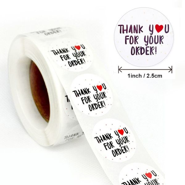 500pcs thank you for your order stickers labels handmade shopping small shop business stickers 1inch 1222212
500pcs thank you for your order stickers labels handmade shopping small shop business stickers 1inch 1222212
