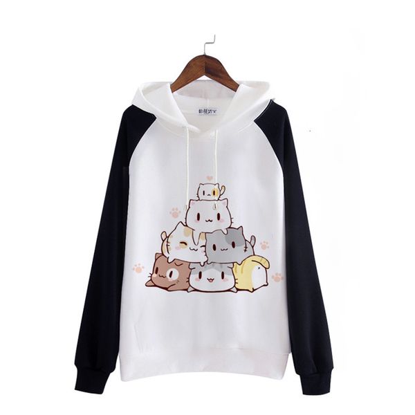 japanese kawaii cartoon cotton fleece hoodies for women funny anime cat print long sleeve teen girls pullover with pocket, Black
japanese kawaii cartoon cotton fleece hoodies for women funny anime cat print long sleeve teen girls pullover with pocket, Black