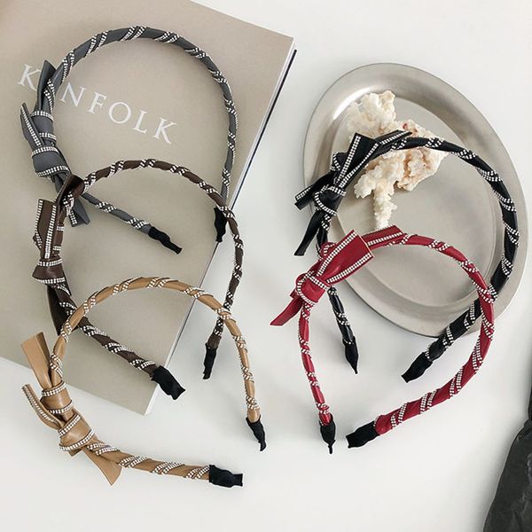 faux leather bowknot headbands fashion hair accessories women's thin edge rhinestone winding hairband wild hair bands headwear, Silver
faux leather bowknot headbands fashion hair accessories women's thin edge rhinestone winding hairband wild hair bands headwear, Silver