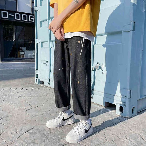 men's jeans low-hanging, versatile denim pants will see korean hip-hop hip dad capris china streetwear 6sdq, Blue
men's jeans low-hanging, versatile denim pants will see korean hip-hop hip dad capris china streetwear 6sdq, Blue