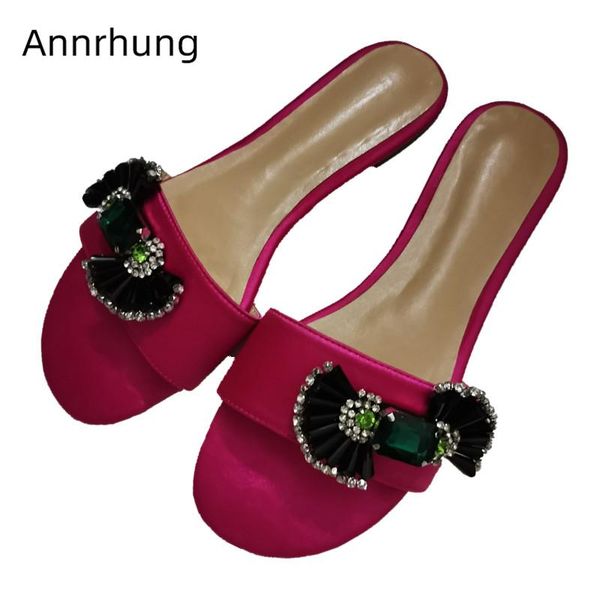 slippers sweet crystal candy bowtie slip-on mules luxury satin one-strap flat women rhinestone butterfly-knot shoes woman, Black
slippers sweet crystal candy bowtie slip-on mules luxury satin one-strap flat women rhinestone butterfly-knot shoes woman, Black