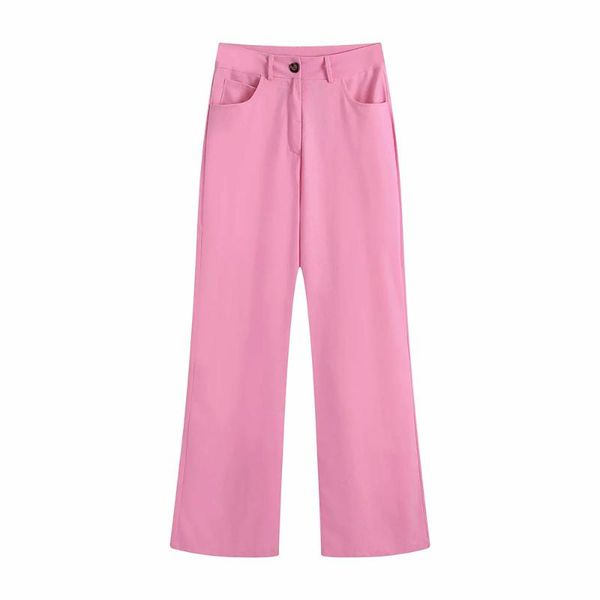 women's pants & capris bbwm women 2021 fashion office wear side pockets straight pink vintage high waist zipper female trousers mujer, Black;white
women's pants & capris bbwm women 2021 fashion office wear side pockets straight pink vintage high waist zipper female trousers mujer, Black;white