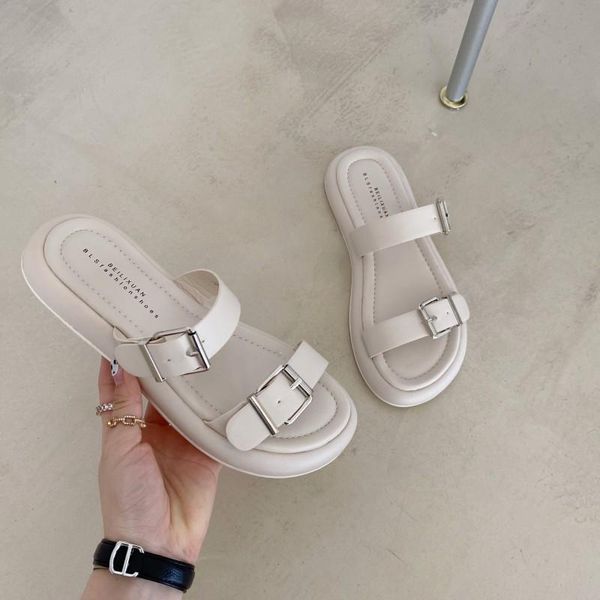 slippers monmoira metal buckle open toe flat slide sandals women 2021 summer solid platform beach shoes, Black
slippers monmoira metal buckle open toe flat slide sandals women 2021 summer solid platform beach shoes, Black