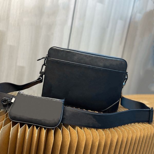 2-pc men's embossing messenger bags designer crossbody shoulder bag black embossed purses briefcases cross body chest packs high qualit
2-pc men's embossing messenger bags designer crossbody shoulder bag black embossed purses briefcases cross body chest packs high qualit