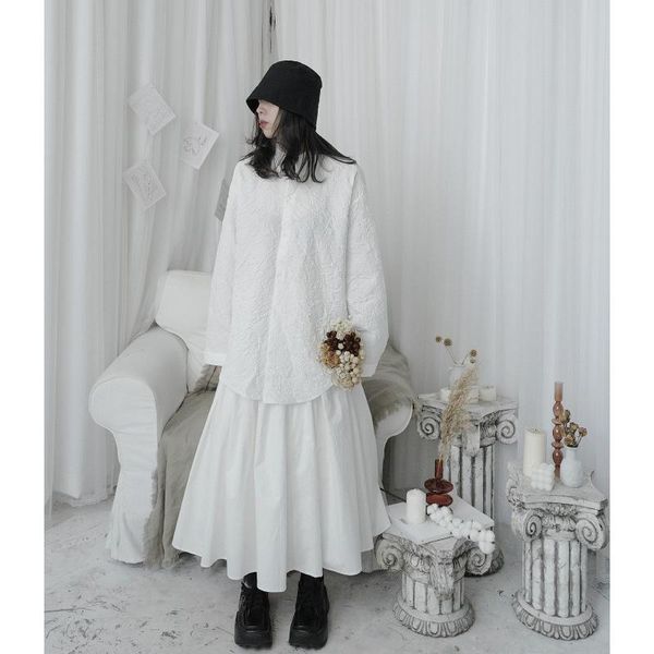 women's jackets hidden looking for spring and autumn minority boyfriends loose embossed shirt female personality lazy white, Black;brown
women's jackets hidden looking for spring and autumn minority boyfriends loose embossed shirt female personality lazy white, Black;brown