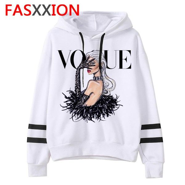 women's hoodies & sweatshirts vogue sweatshirt women fashion long sleeve casual hood oversized female clothes streetwear hip hop 90s ae, Black
women's hoodies & sweatshirts vogue sweatshirt women fashion long sleeve casual hood oversized female clothes streetwear hip hop 90s ae, Black