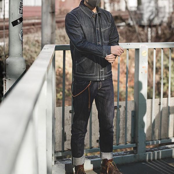 men's jeans toolkit vintage wide leg denim pants amekaji american retro heavy weight straight spring black oversize workwear man, Blue
men's jeans toolkit vintage wide leg denim pants amekaji american retro heavy weight straight spring black oversize workwear man, Blue