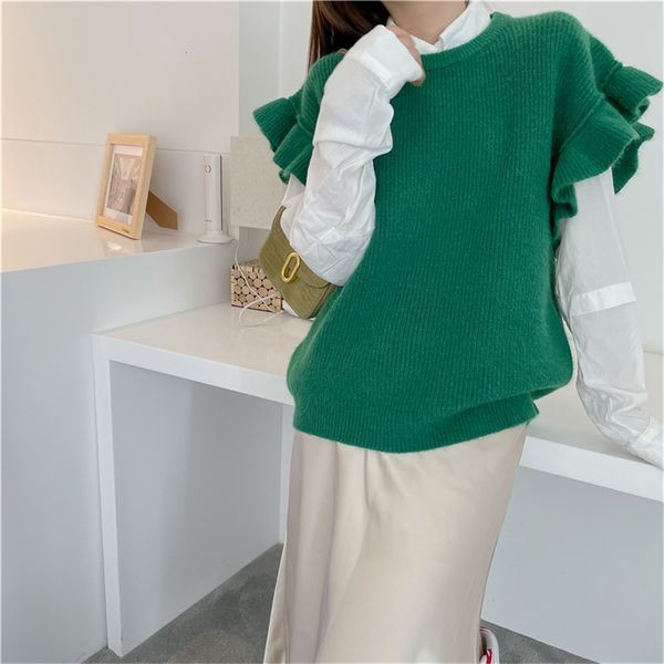 women's sweaters hzirip slim mesh sweater vest all korea games casual solid feminine chic pullover ol girls loose in fashion kh8i, White;black
women's sweaters hzirip slim mesh sweater vest all korea games casual solid feminine chic pullover ol girls loose in fashion kh8i, White;black