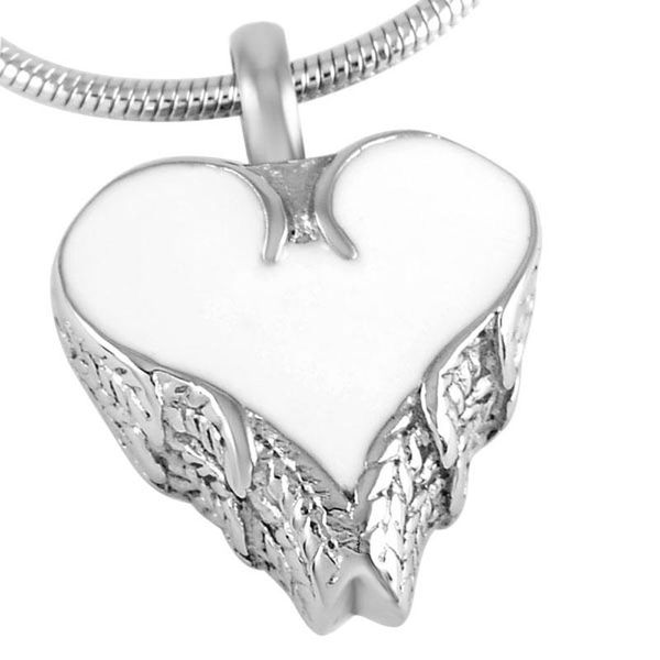 pendant necklaces enamel angel wing feather heart stainless steel memorial jewelry ash keepsake cremation necklace for women funnel, Silver
pendant necklaces enamel angel wing feather heart stainless steel memorial jewelry ash keepsake cremation necklace for women funnel, Silver