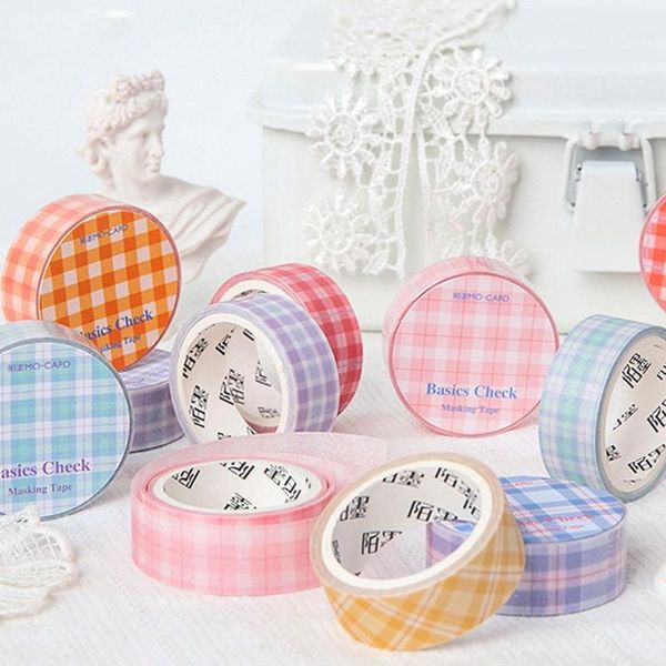 15mm journal paper tape vintage grid washi adhesive diy scrapbooking sticker label masking tapes gift wrap
15mm journal paper tape vintage grid washi adhesive diy scrapbooking sticker label masking tapes gift wrap