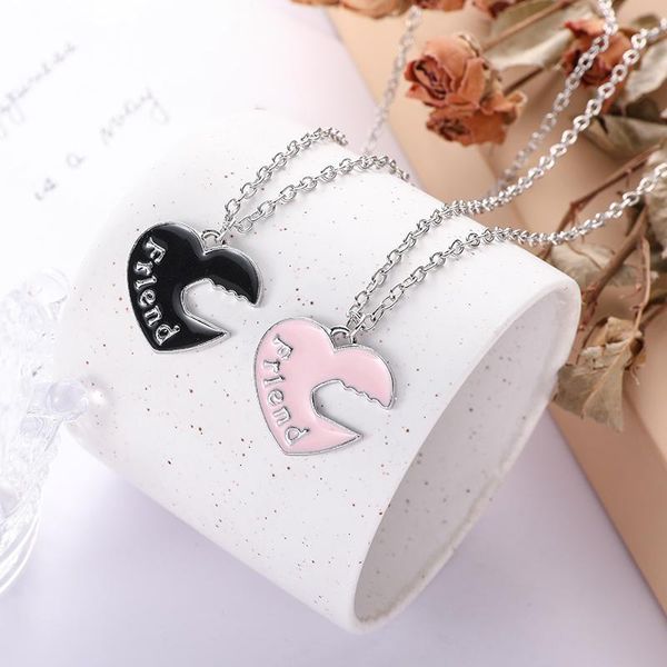 pendant necklaces fashion friends honey love couple necklace 2 pcs/ set broken heart bff good friendship jewelry gift, Silver
pendant necklaces fashion friends honey love couple necklace 2 pcs/ set broken heart bff good friendship jewelry gift, Silver