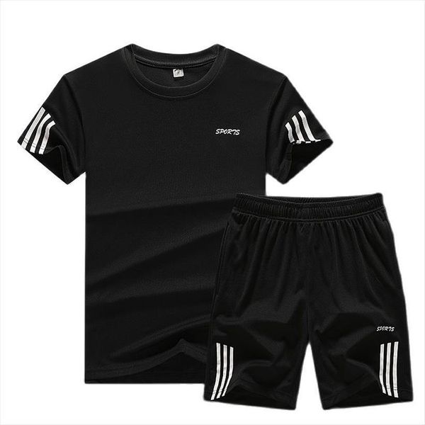 Casual Sports Suit Fashion Mens Tracksuits 2 Piece Sweatshirt Striped Short Sleeve T Shirt Shorts Set Sportswear Tracksuit, Gray
Casual Sports Suit Fashion Mens Tracksuits 2 Piece Sweatshirt Striped Short Sleeve T Shirt Shorts Set Sportswear Tracksuit, Gray