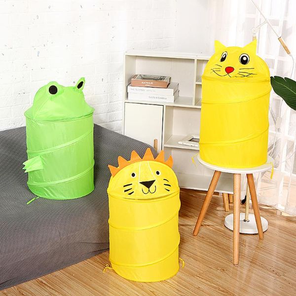 1pc folding bucket laundry cylinder basket for toys storage box toy container cute cartoon animal beetle frog cat clothing & wardrobe
1pc folding bucket laundry cylinder basket for toys storage box toy container cute cartoon animal beetle frog cat clothing & wardrobe