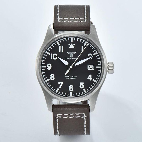 wristwatches tandorio 39mm men mechanical watch 200m waterproof nh35 movement luminous sapphire glass automatic wristwatch, Slivery;brown
wristwatches tandorio 39mm men mechanical watch 200m waterproof nh35 movement luminous sapphire glass automatic wristwatch, Slivery;brown