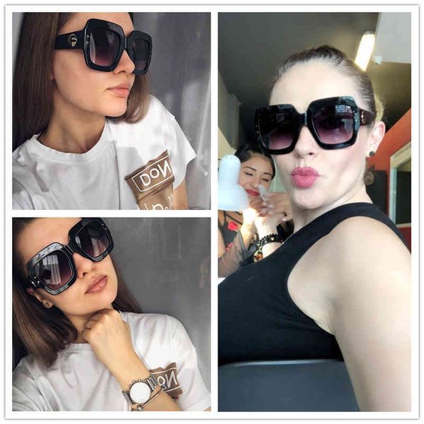 sunglasses hbk -women square oversized women fashion sun glasses lady brand designer vintage shades gafas oculosa517, White;black
sunglasses hbk -women square oversized women fashion sun glasses lady brand designer vintage shades gafas oculosa517, White;black