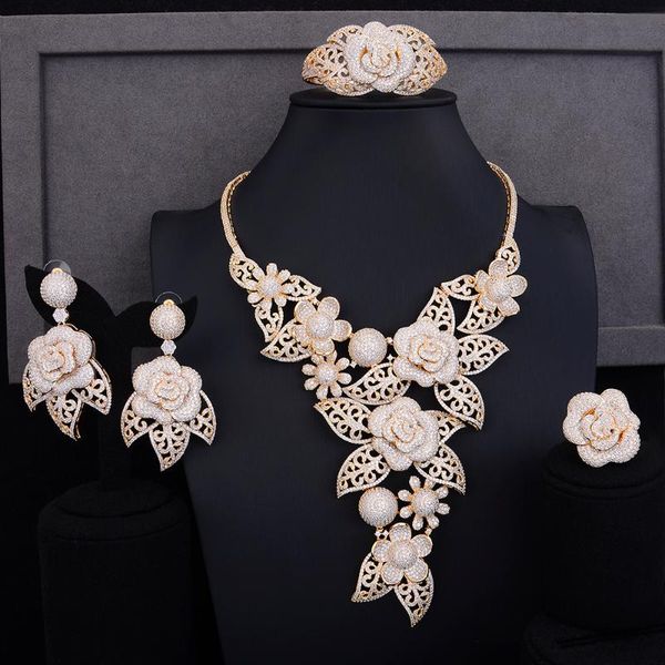 earrings & necklace missvikki luxury blooming flowers noble 3 colors charming shiny bangle ring european bridal wedding party gift, Silver
earrings & necklace missvikki luxury blooming flowers noble 3 colors charming shiny bangle ring european bridal wedding party gift, Silver