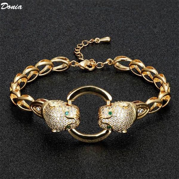 bangle donia jewelry fashion european and american titanium steel bracelet ladies animal luxury personality, Black
bangle donia jewelry fashion european and american titanium steel bracelet ladies animal luxury personality, Black
