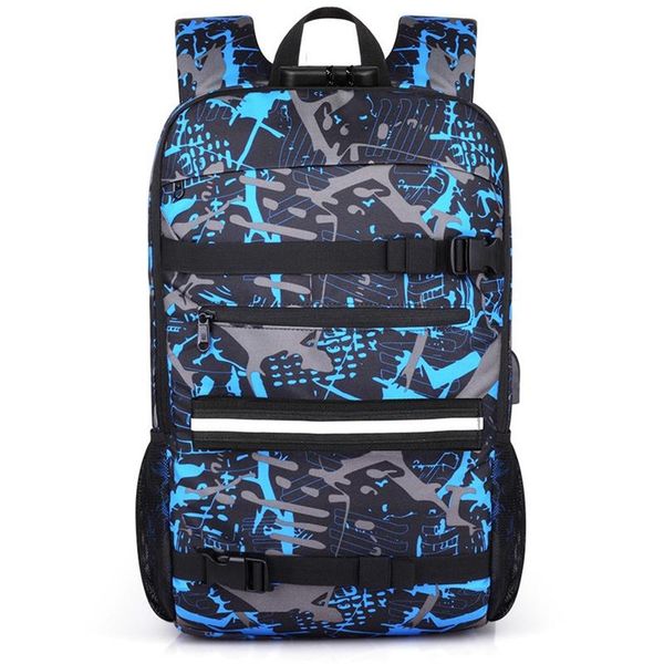 -arrival skateboard backpack bag anti-theft password lock usb charging skateboarding
-arrival skateboard backpack bag anti-theft password lock usb charging skateboarding
