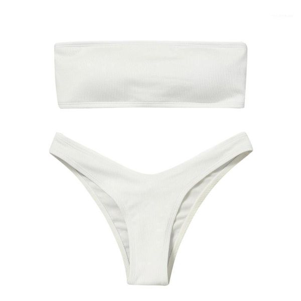 women's swimwear bandeau bikini suit brazilian beach high waisted tummy control two piece swimsuit push-up set white, White;black
women's swimwear bandeau bikini suit brazilian beach high waisted tummy control two piece swimsuit push-up set white, White;black