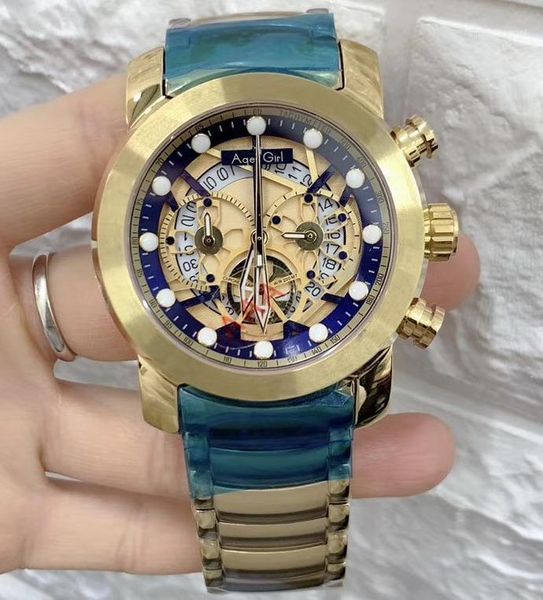 wristwatches classic men chronograph sapphire stainless steel yellow gold silver black blue luminous skeleton waterproof sport watch, Slivery;brown
wristwatches classic men chronograph sapphire stainless steel yellow gold silver black blue luminous skeleton waterproof sport watch, Slivery;brown
