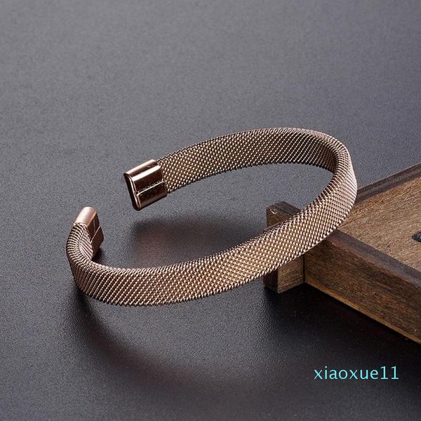 bohemian women's clothing accessories rose gold color stainless steel bracelet jewelry, Black
bohemian women's clothing accessories rose gold color stainless steel bracelet jewelry, Black