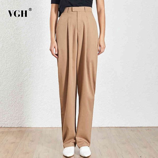 vgh ruched loose wide leg trousers for women high waist casual gray minimalist pants female fall fashion new tide clothing 210421, Black;white
vgh ruched loose wide leg trousers for women high waist casual gray minimalist pants female fall fashion new tide clothing 210421, Black;white