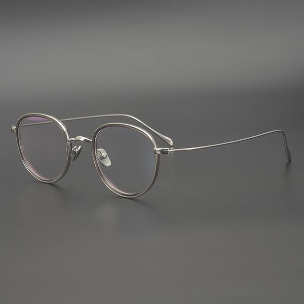 design sunglasses titanium handmade pure titanium small height number men's and women's full spectacle frame with round, White;black
design sunglasses titanium handmade pure titanium small height number men's and women's full spectacle frame with round, White;black