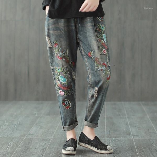 women's original fashion elastic drawstring high waist jeans women streetwear embroidery harem pants casual vintage jeans1 xyra, Blue
women's original fashion elastic drawstring high waist jeans women streetwear embroidery harem pants casual vintage jeans1 xyra, Blue