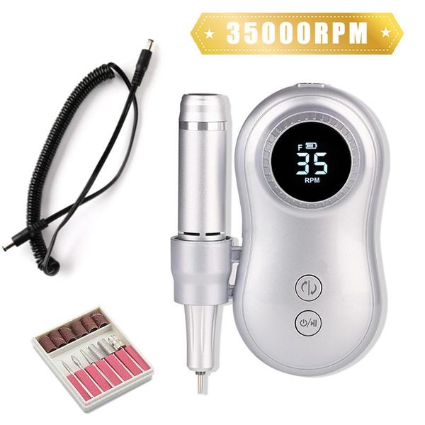 nail drill & accessories 35000 rpm machine portable rechargeable with full lcd display manicure electric file art tools
nail drill & accessories 35000 rpm machine portable rechargeable with full lcd display manicure electric file art tools