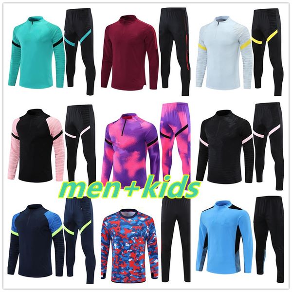 mens and kids football tracksuit 21 22 men soccer training jogging 2022 survetement foot chandal futbol, Black
mens and kids football tracksuit 21 22 men soccer training jogging 2022 survetement foot chandal futbol, Black
