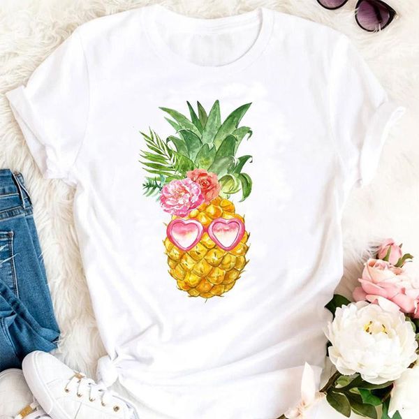 women's t-shirt women summer love beach trend holiday pineapple cartoon clothes tshirts fashion graphic t lady print female tee, White
women's t-shirt women summer love beach trend holiday pineapple cartoon clothes tshirts fashion graphic t lady print female tee, White