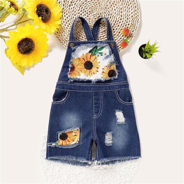 jumpsuits stylish little girls casual suspender trousers, square collar sleeveless sunflower denim cloth overalls, 2-7years, Blue
jumpsuits stylish little girls casual suspender trousers, square collar sleeveless sunflower denim cloth overalls, 2-7years, Blue